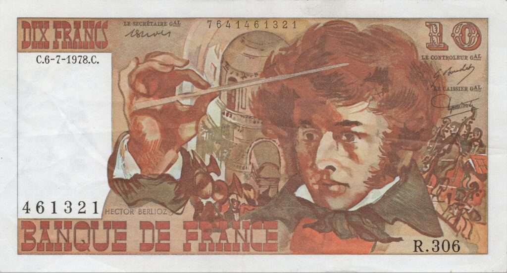 FRANCE billet de 10 Francs Hector Berlioz 06-07-1978