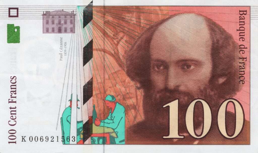 FRANCE billet de 100 Francs Paul-Cézanne 1997