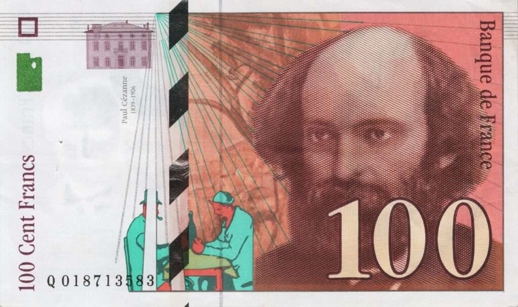 FRANCE billet de 100 Francs Paul-Cézanne 1997