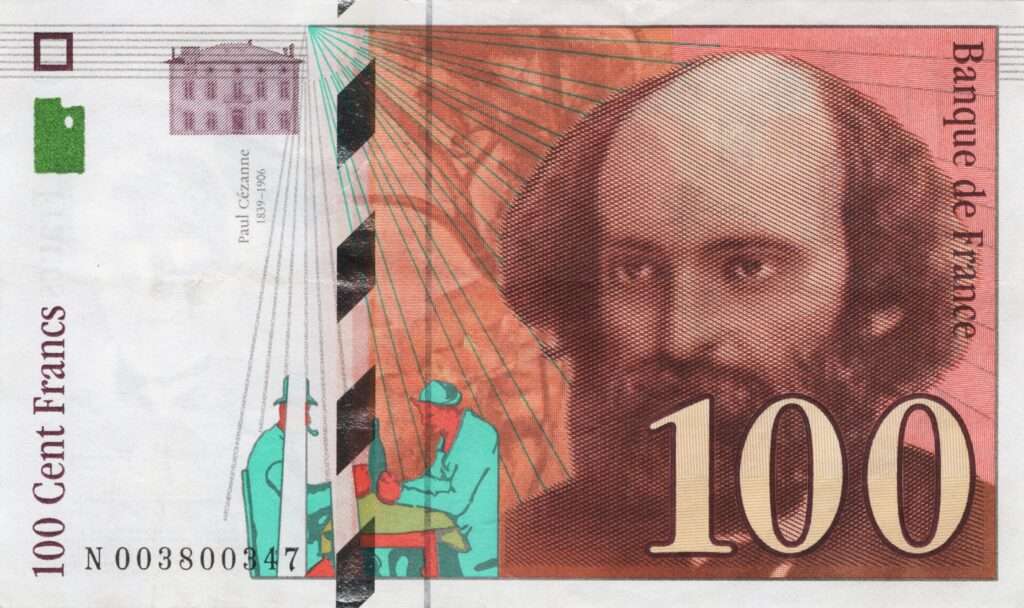 FRANCE billet de 100 Francs Paul-Cézanne 1997