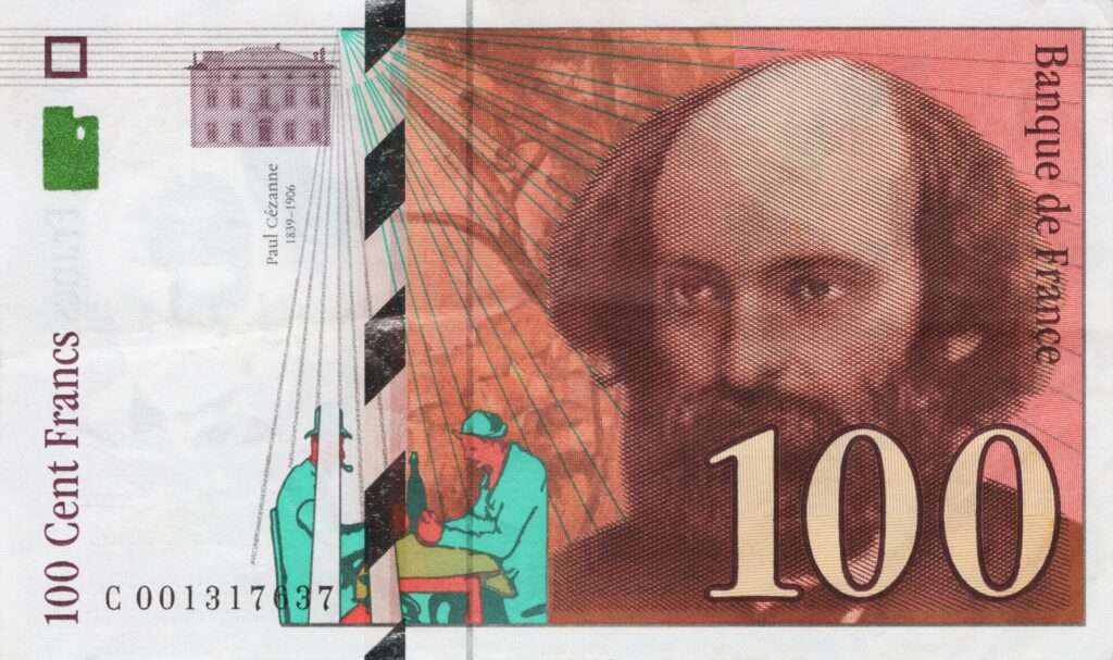 FRANCE billet de 100 Francs Paul-Cézanne 1997