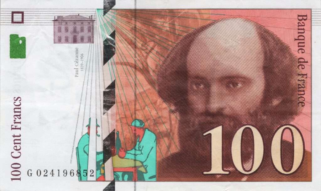 FRANCE billet de 100 Francs Paul-Cézanne 1997