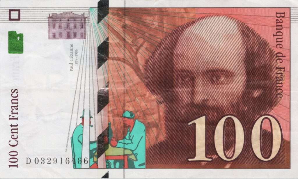 FRANCE billet de 100 Francs Paul-Cézanne 1997