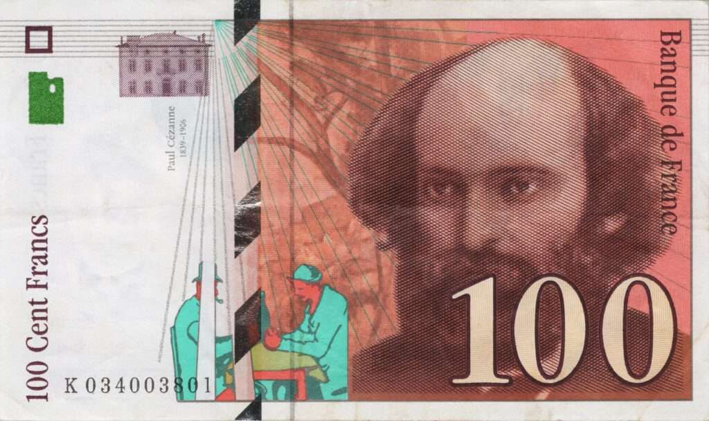 FRANCE billet de 100 Francs Paul-Cézanne 1997