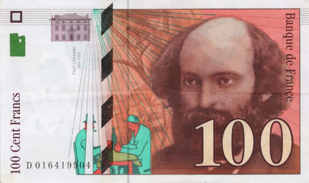 FRANCE billet de 100 Francs Paul-Cézanne 1997