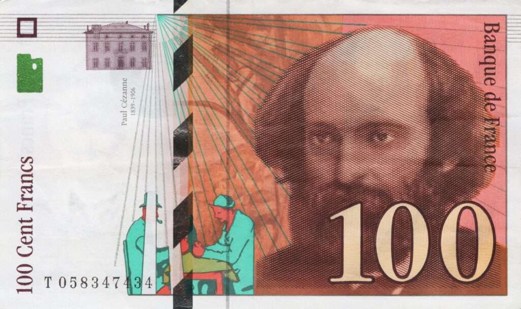 FRANCE billet de 100 Francs Paul-Cézanne 1998