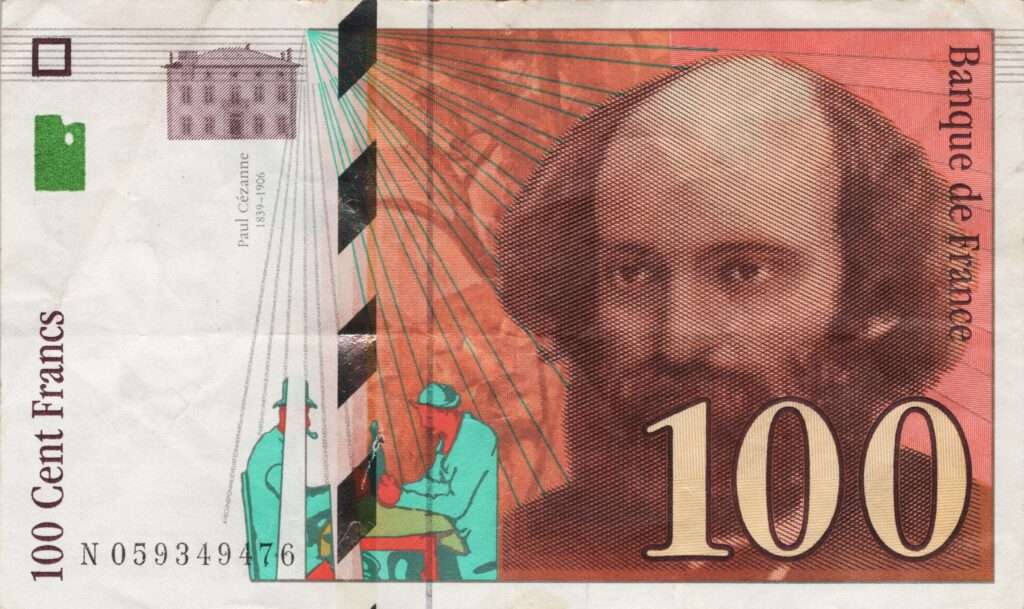 FRANCE billet de 100 Francs Paul-Cézanne 1998