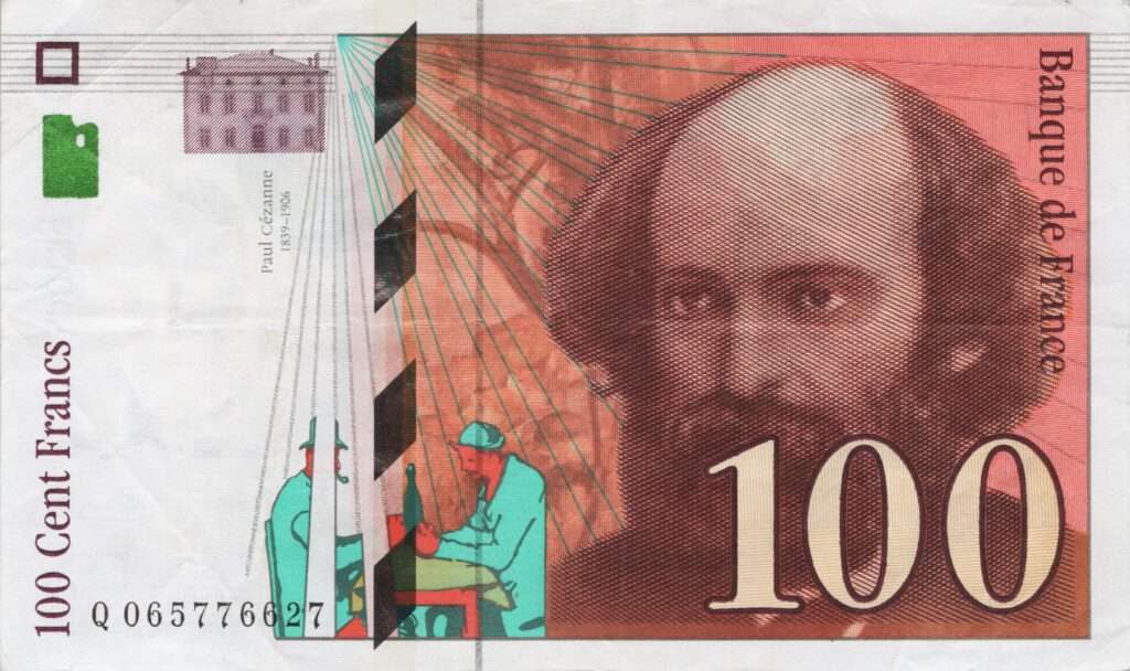 FRANCE billet de 100 Francs Paul-Cézanne 1998