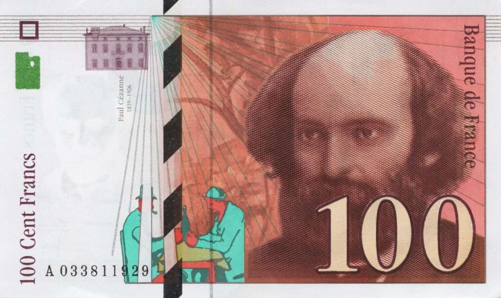 FRANCE billet de 100 Francs Paul-Cézanne 1997