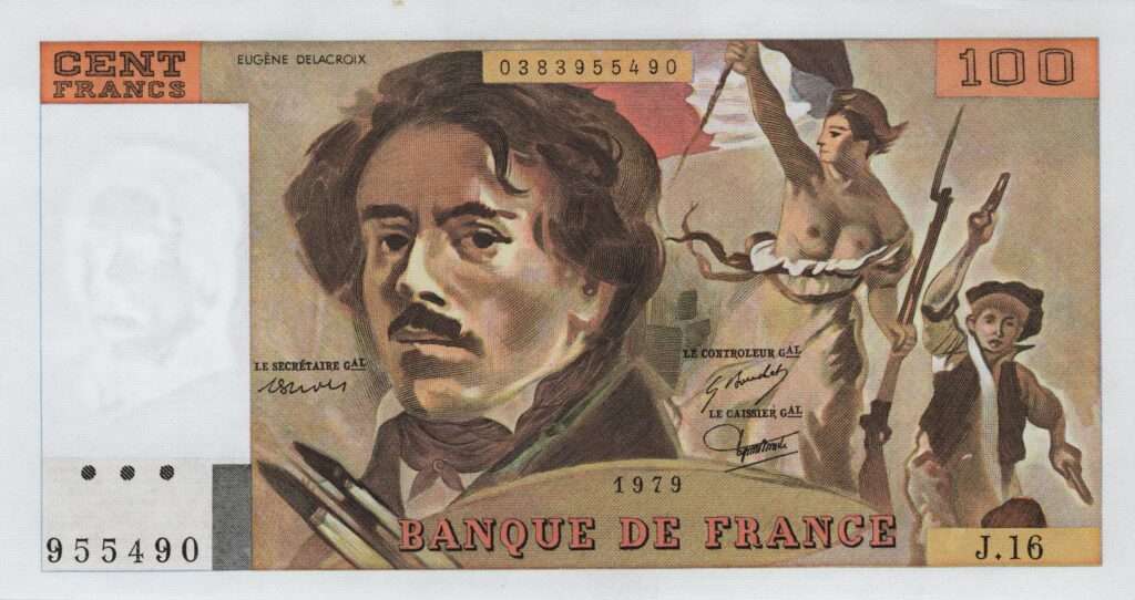 FRANCE billet de 100 Francs Delacroix 1979