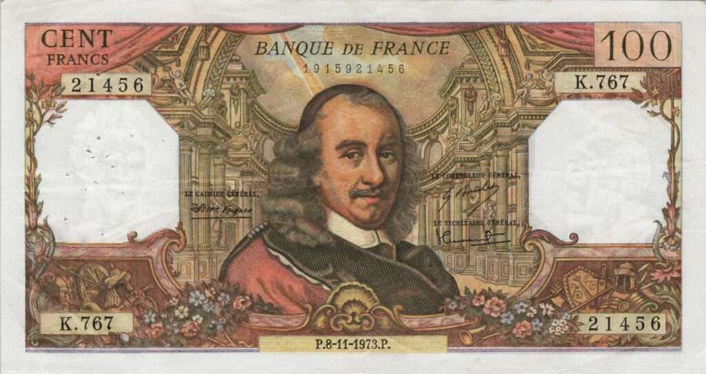 FRANCE billet de 100 Francs Corneille 08-11-1973