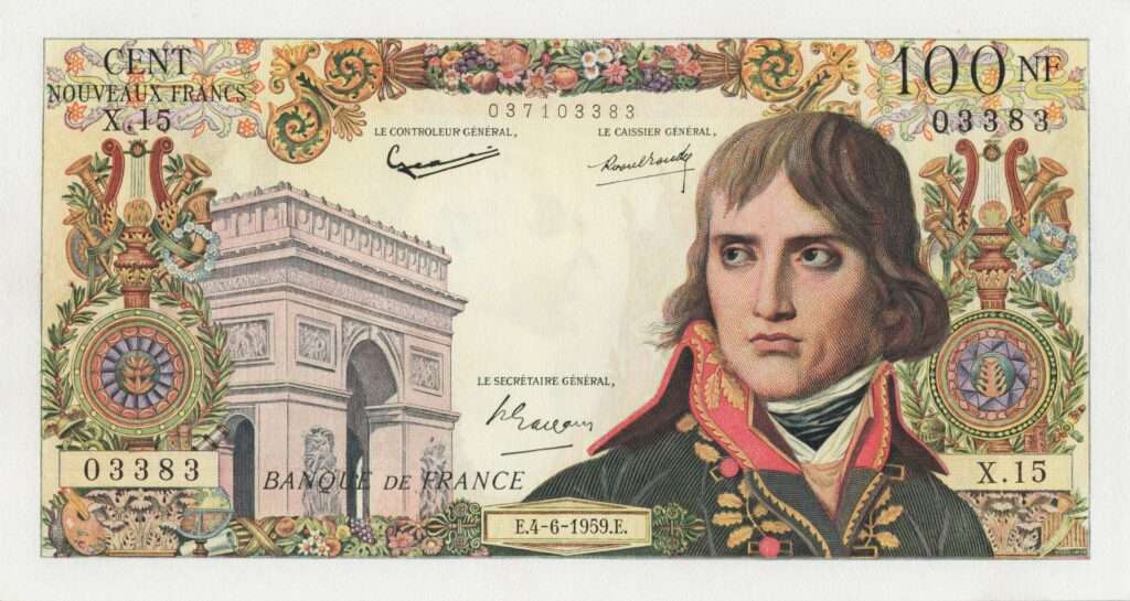 FRANCE billet de 100 Nouveaux Francs Bonaparte 04-06-1959