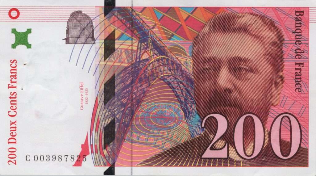 FRANCE billet de 200 Francs Gustave Eiffel 1995