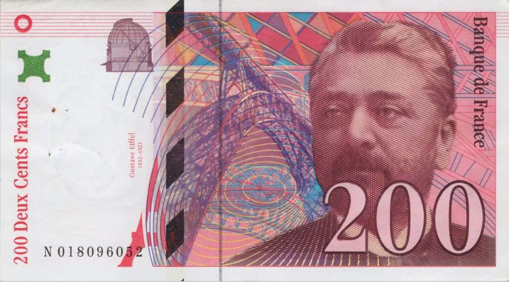 FRANCE billet de 200 Francs Gustave Eiffel 1996