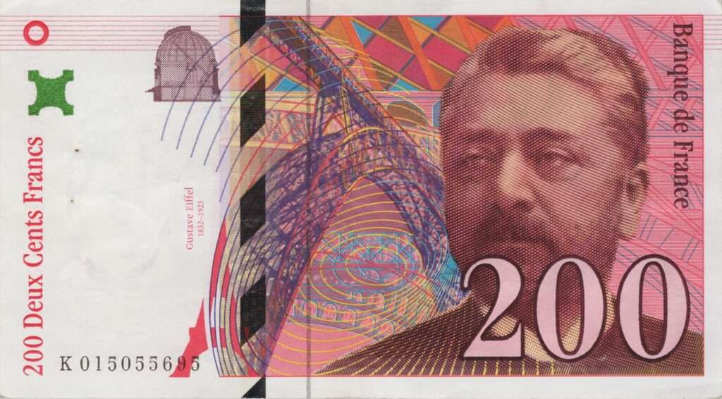 FRANCE billet de 200 Francs Gustave Eiffel 1996