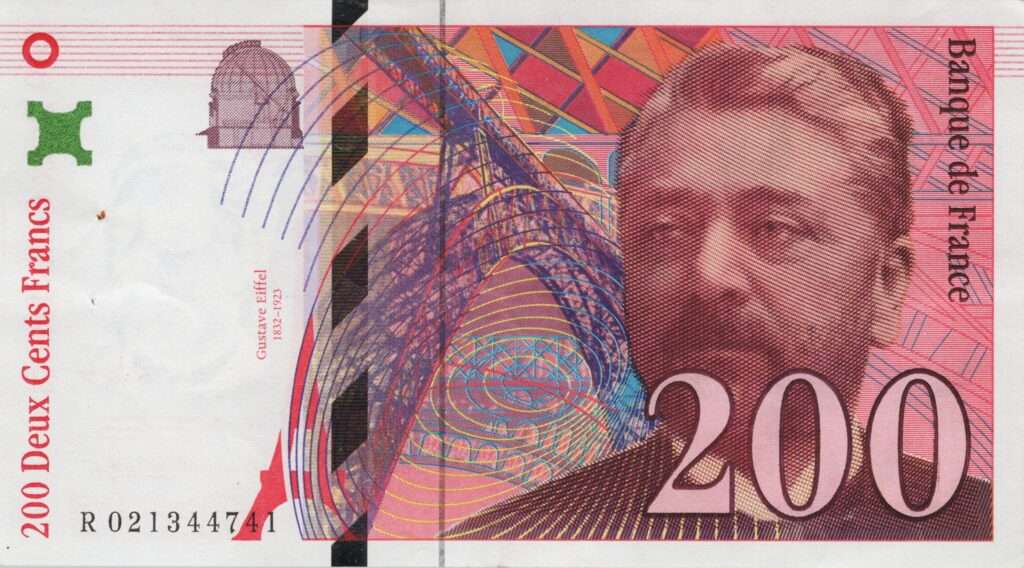 FRANCE billet de 200 Francs Gustave Eiffel 1996