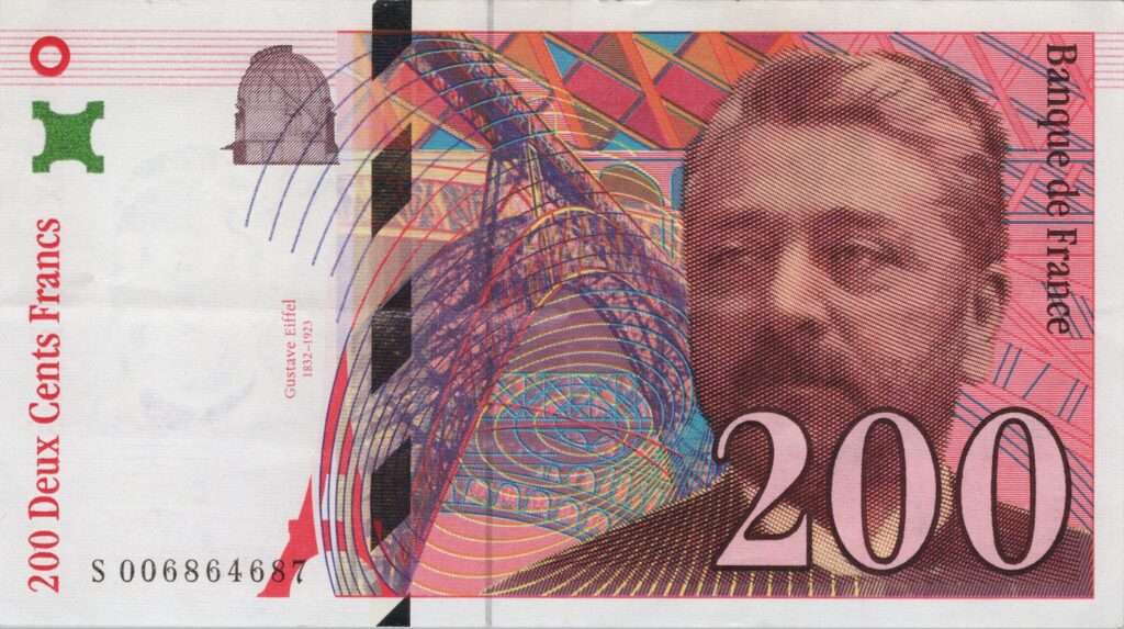 FRANCE billet de 200 Francs Gustave Eiffel 1996