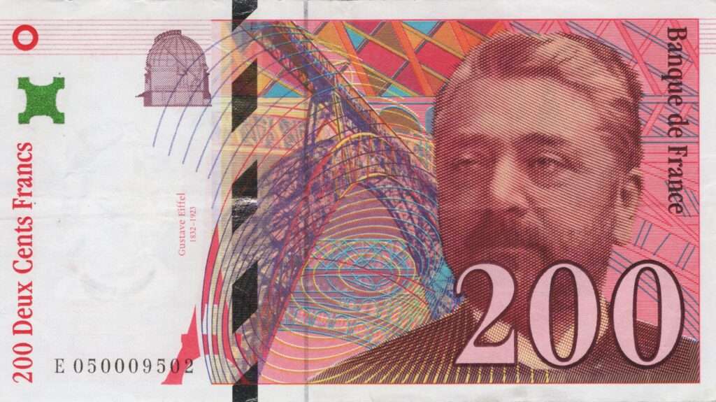 FRANCE billet de 200 Francs Gustave Eiffel 1997