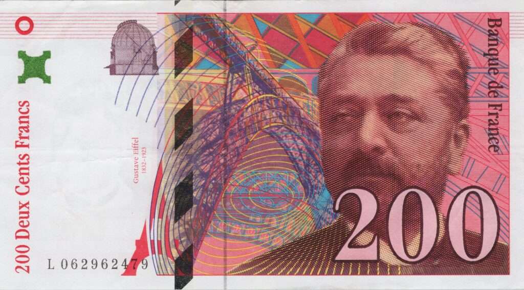 FRANCE billet de 200 Francs Gustave Eiffel 1997