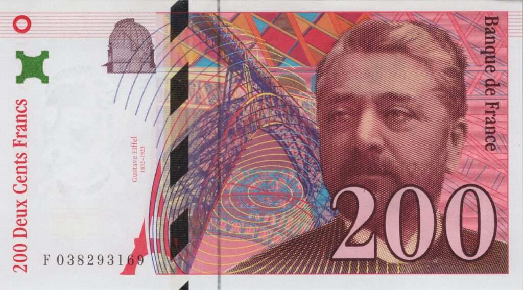 FRANCE billet de 200 Francs Gustave Eiffel 1996