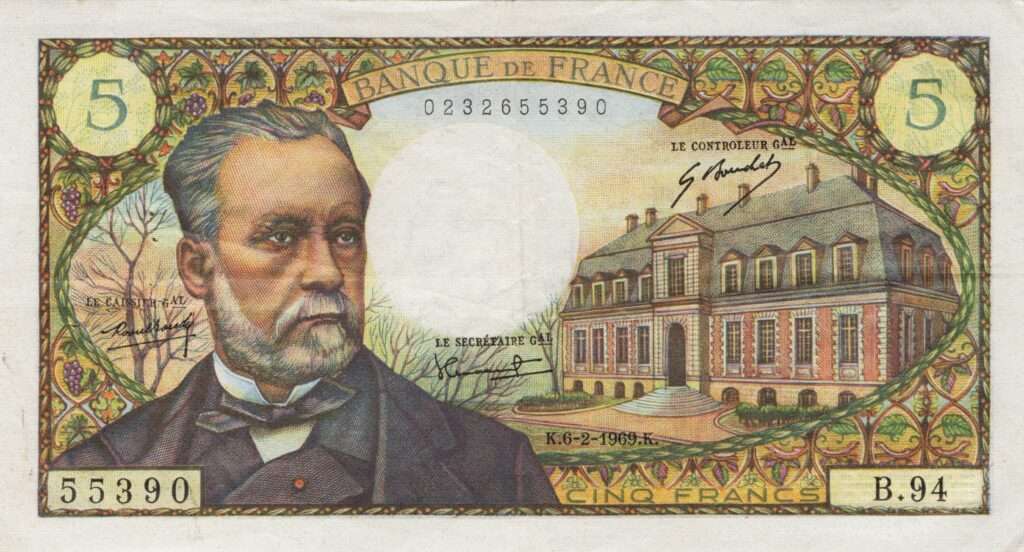 FRANCE billet de 5 Francs Pasteur 06-02-1969