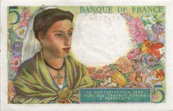 billet de 5 Francs 5930