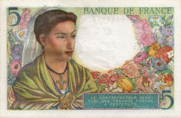 billet de 5 Francs 5932