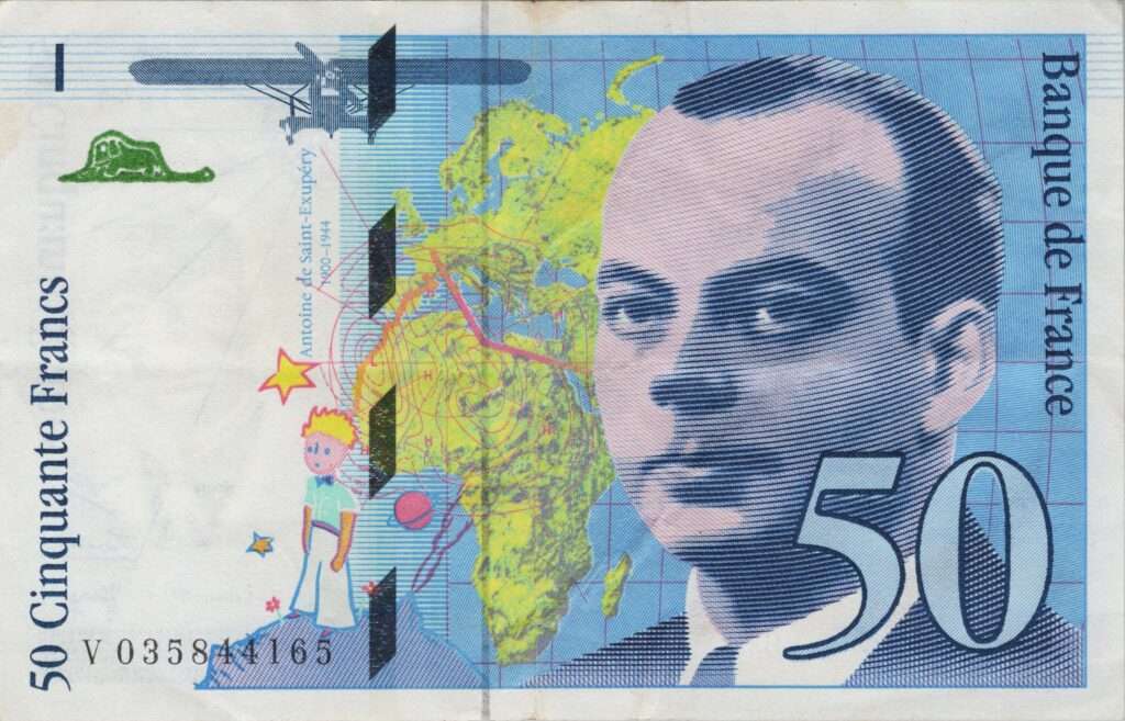 FRANCE billet de 50 Francs Saint-Exupéry modifié 1997