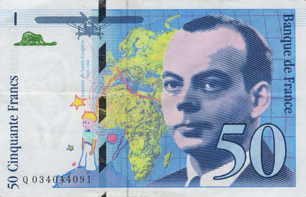 FRANCE billet de 50 Francs Saint-Exupéry modifié 1997