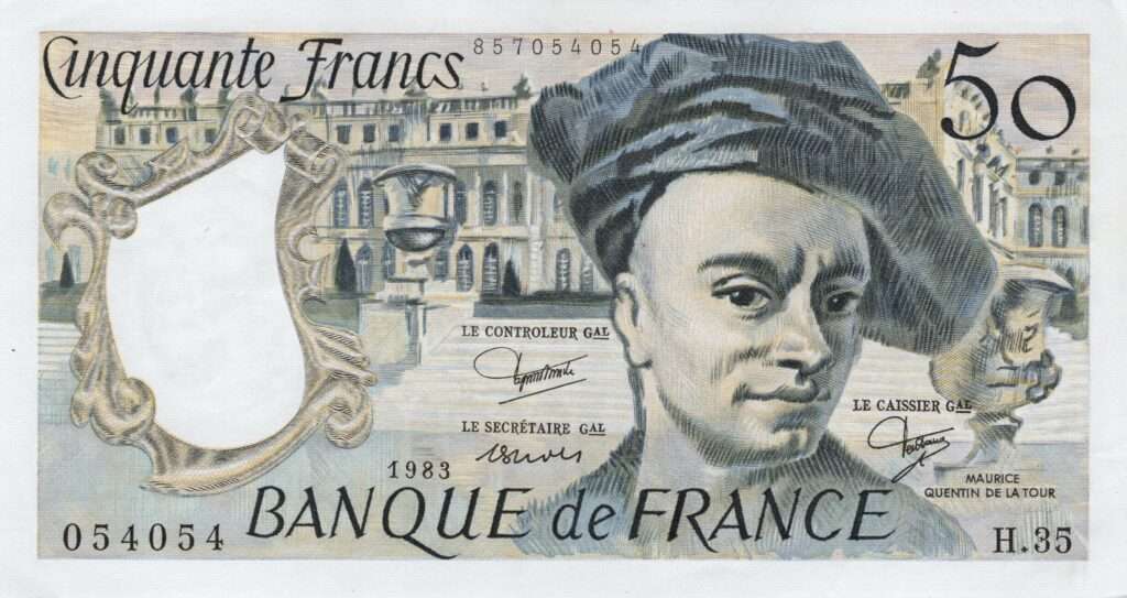 FRANCE billet de 50 Francs Quentin De La Tour 1983