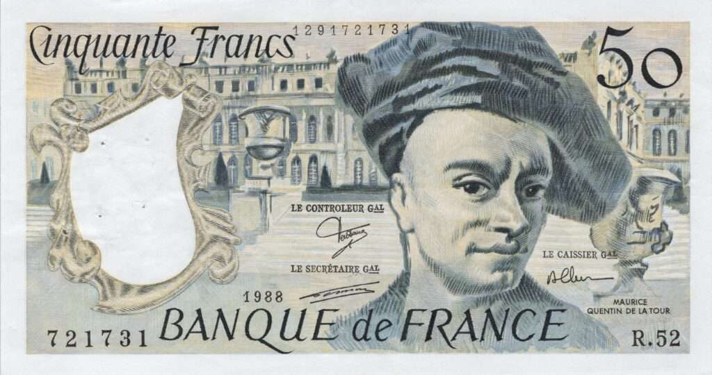 FRANCE billet de 50 Francs Quentin De La Tour 1988