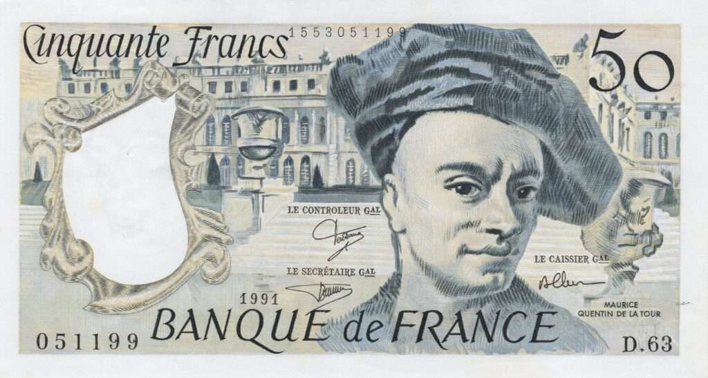 FRANCE billet de 50 Francs Quentin De La Tour 1991