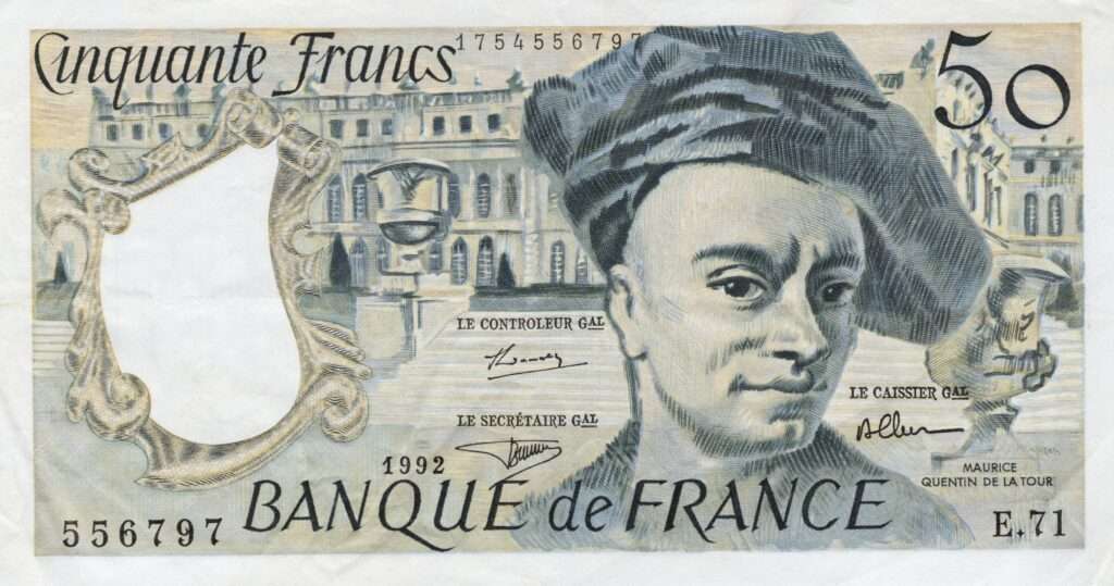 FRANCE billet de 50 Francs Quentin De La Tour 1992