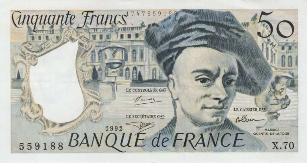 FRANCE billet de 50 Francs Quentin De La Tour 1992