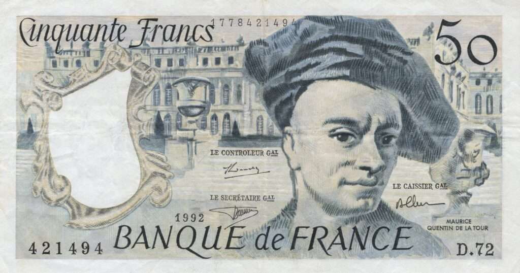 FRANCE billet de 50 Francs Quentin De La Tour 1992