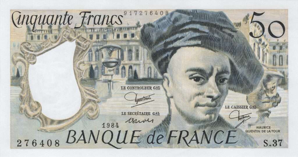 FRANCE billet de 50 Francs Quentin De La Tour 1984