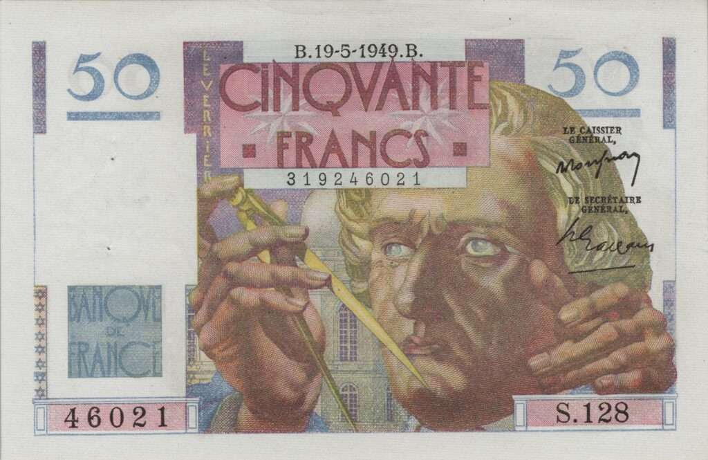 FRANCE billet de 50 Francs Le Verrier 19-05-1949