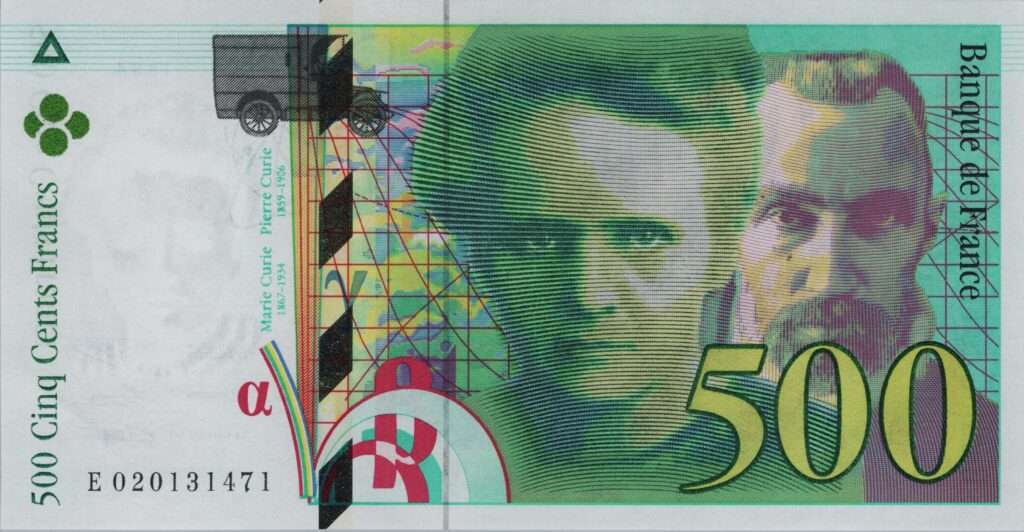 FRANCE billet de 500 Francs Pierre et Marie Curie 1994