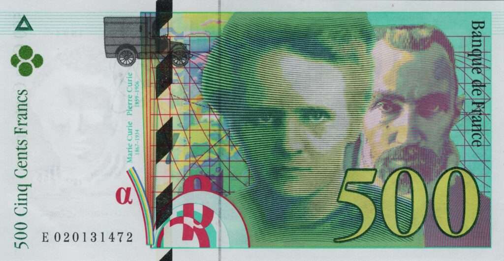 FRANCE billet de 500 Francs Pierre et Marie Curie 1994